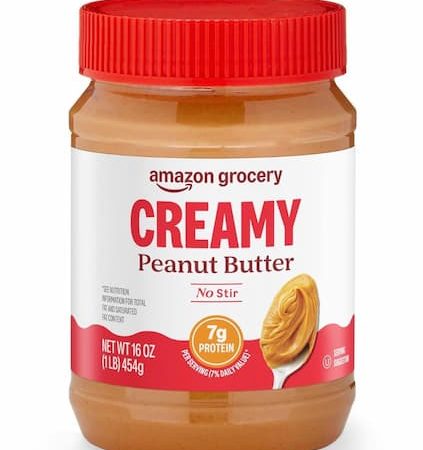 Amazon Grocery Creamy Peanut Butter only $1.56 shipped!